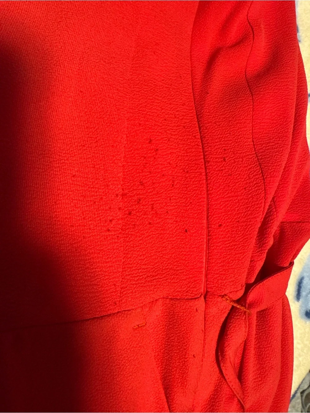 Michael Kors Vibrant Red Sleeveless Wide-Leg Jumpsuit